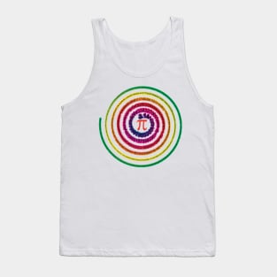 'Pi Spiral Mathematics' Funny Math Gift Tank Top